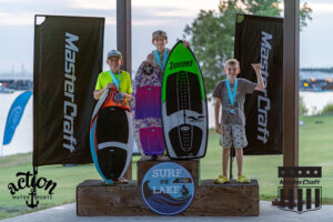 Junior Boys Division at Surf The Lake 2025 presented by Action Watersports and Mastercraft Boats